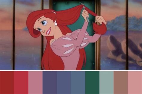 ARIEL COLOR PALETTE | Movie color palette, Mermaid colors palette ...