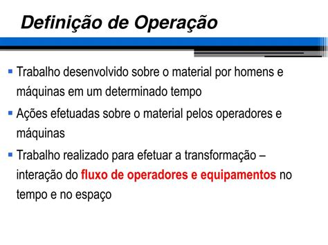 O Que Significa Operação - PPT - Processo vs. Operação PowerPoint Presentation, free download - ID ...