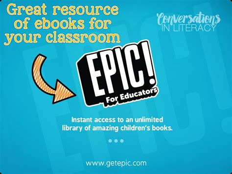 Conversations in Literacy: Reading ~ It's Epic!