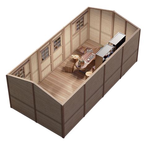 Wholesale 10 x 20 Prefab Wood Storage Shed Manufacturer and Supplier ...