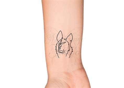 German Shepherd Tattoo Designs