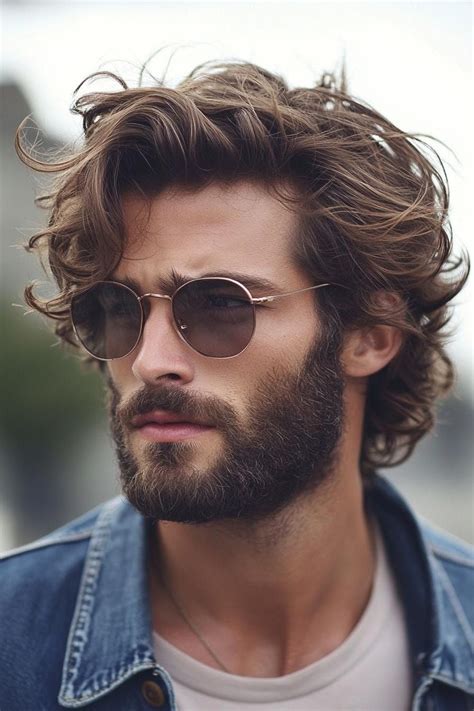 24 Medium Length Hair Styles For Men - Hairstyle King in 2025 | Wavy ...