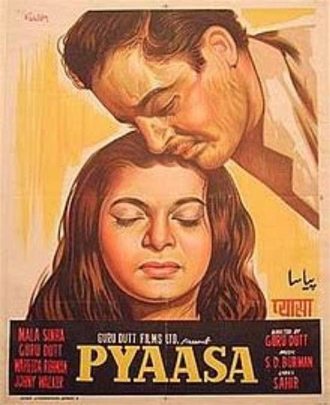 Pyaasa (1957) | Old bollywood movies, Movie posters, Bollywood posters