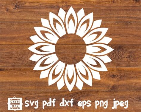 Stencil Silhouette Stencil Sunflower Outline : Watercolors, embossing ...