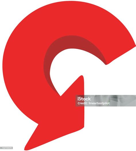 full turn arrow stock illustration  image  arrow symbol