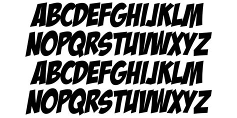 badaboom bb font  blambot fontriver