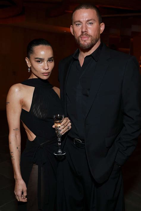 Zoë Kravitz and Channing Tatum Have Date Night at Pre-Oscars Dinner