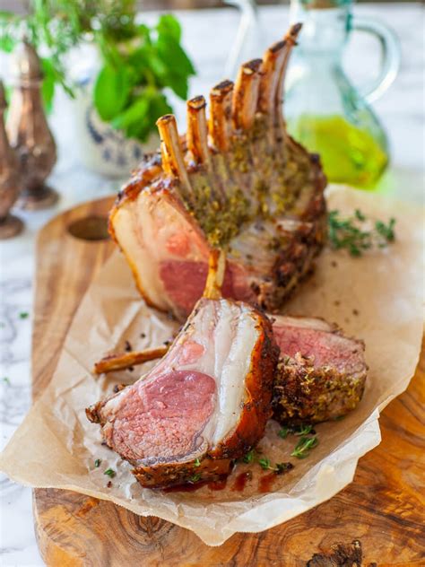 herb roasted lamb rack  leroy vanleer blog