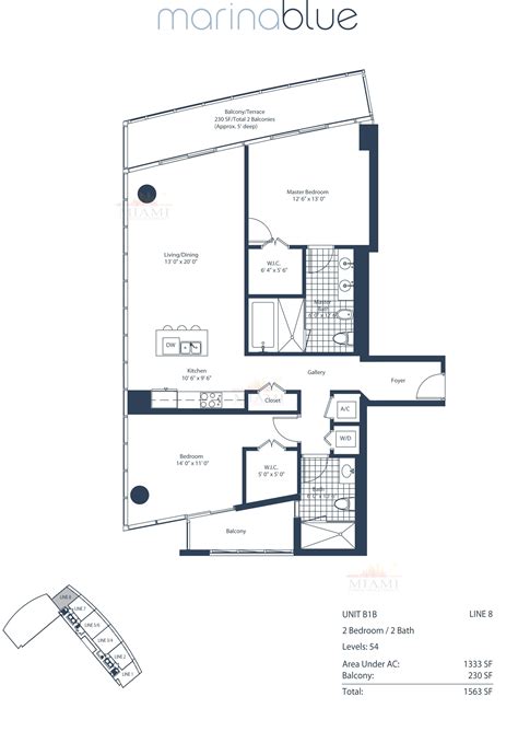 Marina Blue Floor Plans