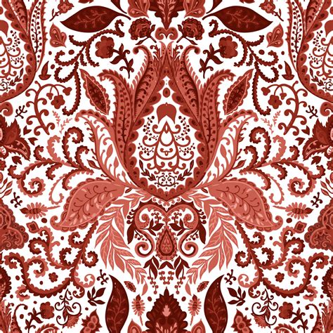 abstract vintage flower  bloom seamless pattern  vector art