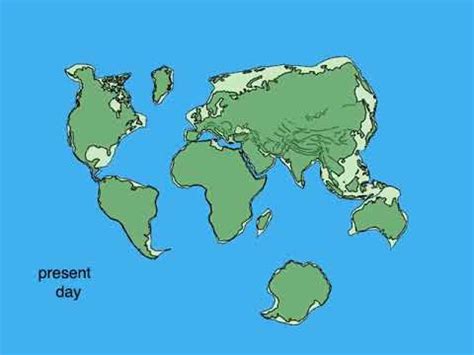 Pangea Breakup and Continental Drift Animation with Eurasian ...