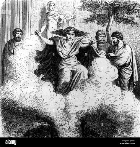 ancient world, Greece, religion, Oracle of Delphi, priest Pythia during ...