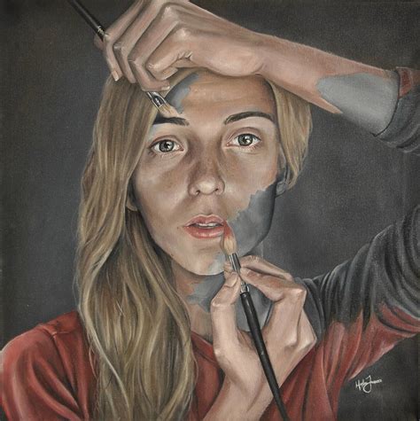 portrait oil painting  marlouj  deviantart