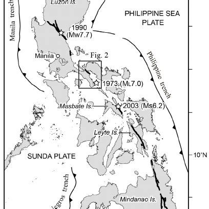 field photographs  offset features related    ragay gulf