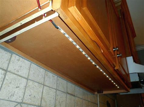 Installing Under Cabinet Led Strip Lighting Kitchen | Cabinets Matttroy