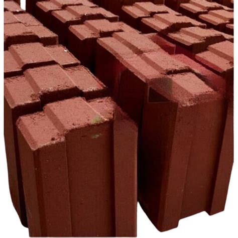interlocking brick durable high strength brown modular design eco