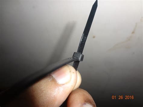 how to open a ziptie