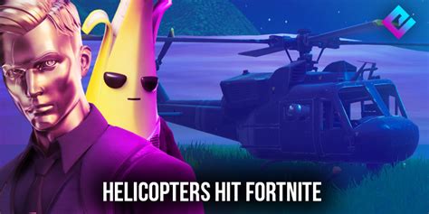 Fortnite Helicopters Finally Make Their Debut in Update 12.20