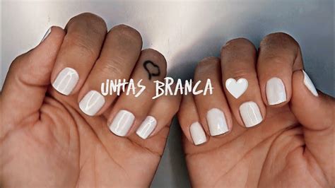 Esmaltação Branca Na Mão - Esmaltação branca 🤍 - YouTube