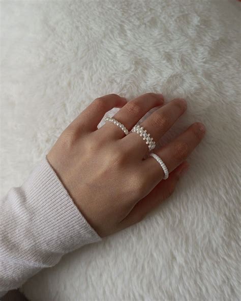 (@_jewelry_beads__) • Instagram photos and videos | Diy beaded rings ...