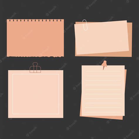 Premium Vector | Blank note paper
