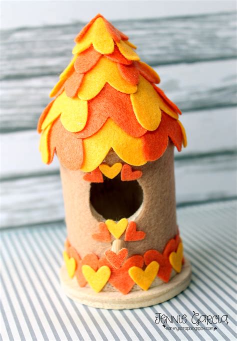 DIY Fall Bird House By Jennie Garcia - Tombow USA Blog