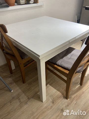 Стол IKEA бьюрста белый кухонный икеа купить в Екатеринбурге | Товары ...