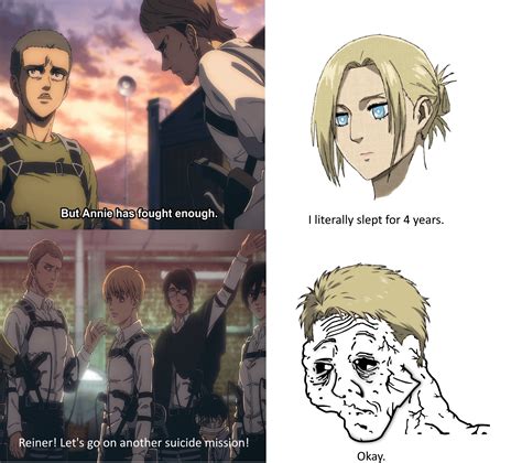 Will Reiner ever catch a break? : r/ShingekiNoKyojin