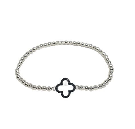 Irene Silver Elastic Bracelet – Mimi Mati