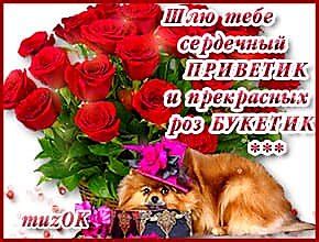 Музыкальные открытки - Привет друзьям и подругам.