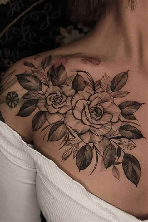 Tatuagens No Ombro E Peito - tatuagens-florais-no-ombro-20 | Chest tattoos for women, Tattoos ...