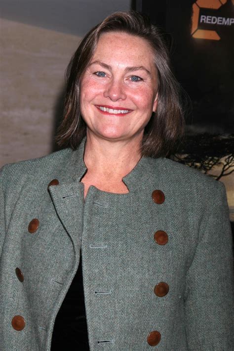Cherry Jones arriving at a photo exhibit featuring the photos taken