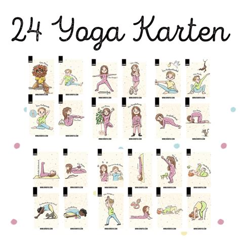 24 Yoga-Karten (Download) | Rundfux®