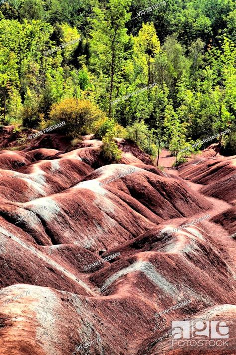 The Cheltenham Badlands are one of the best examples of badland ...