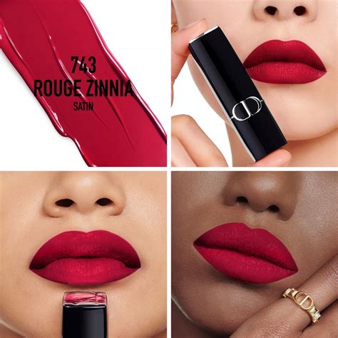 rouge dior rouge  levres confort  longue tenue soin floral