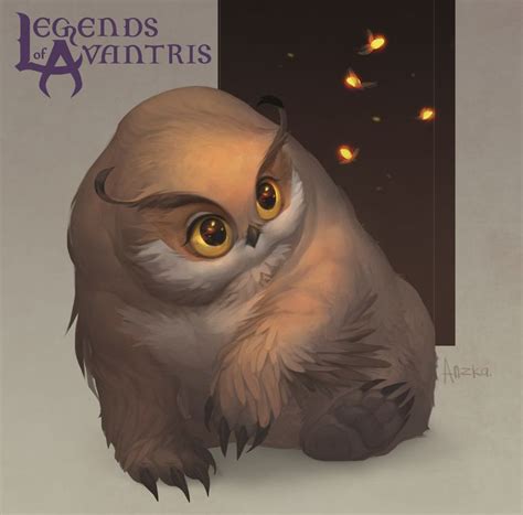 [OC][Art] Meet the cutest owlbear in the world: Hootsie! She's the real ...