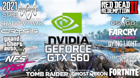 GeForce GTX 560 in 2021 - Test in 25 Games - YouTube
