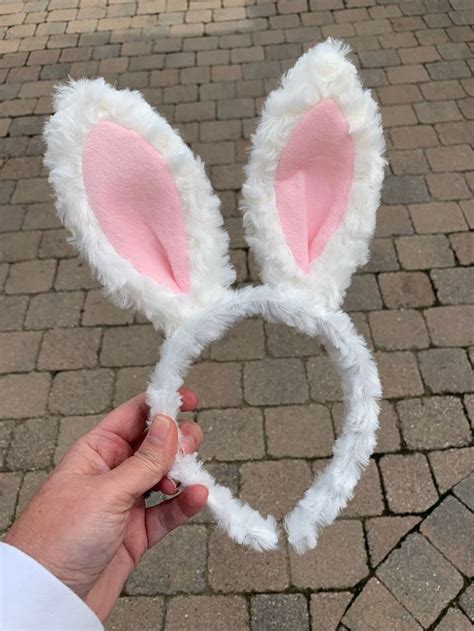 super sweet pink bunny ear headbands perfect  spring easter