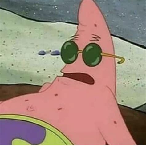 Patrick meme | Spongebob cartoon, Patrick star, Spongebob pics