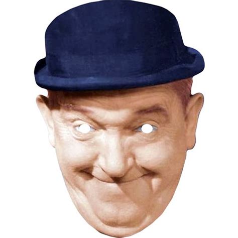 Stan Laurel Colour Face Mask - Next Day Delivery