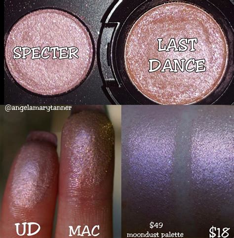 URBAN DECAY ‘SPECTER’ ($49, MOONDUST PALETTE) vs MAC ‘LAST DANCE’ ($18 ...