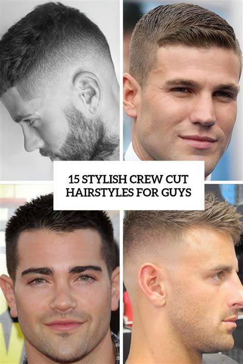15 Stylish Crew Cut Hairstyles For Guys - Styleoholic