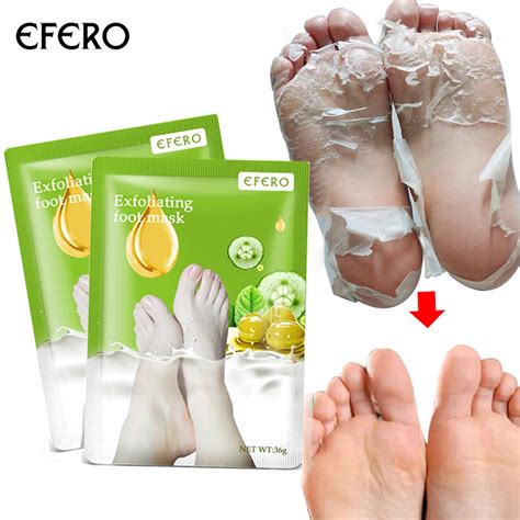 EFERO 6pcs=3pair Exfoliating Foot Mask Feet Peeling Mask Anti Crack ...