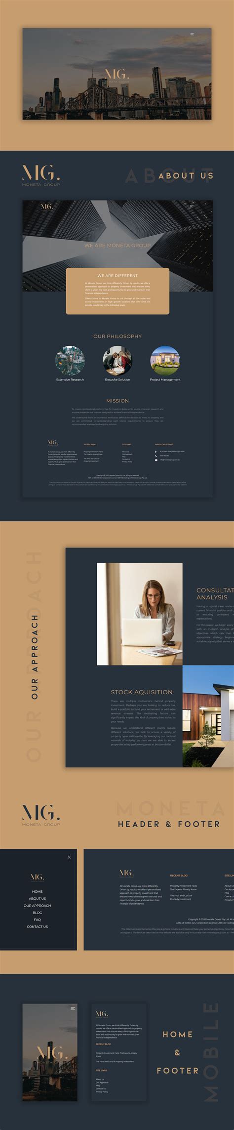 moneta group behance