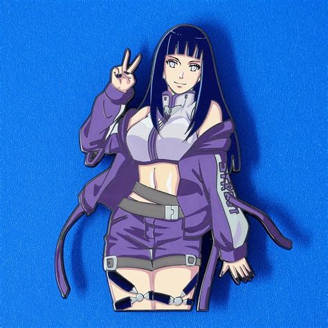 Naruto Hinata Hyuga Limited Edition BN Enamel Pin Figure Anime | eBay