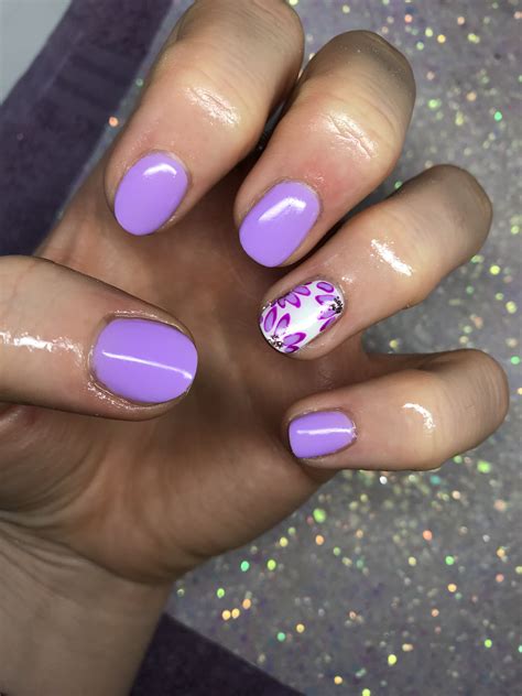 lilac nail art designs 11