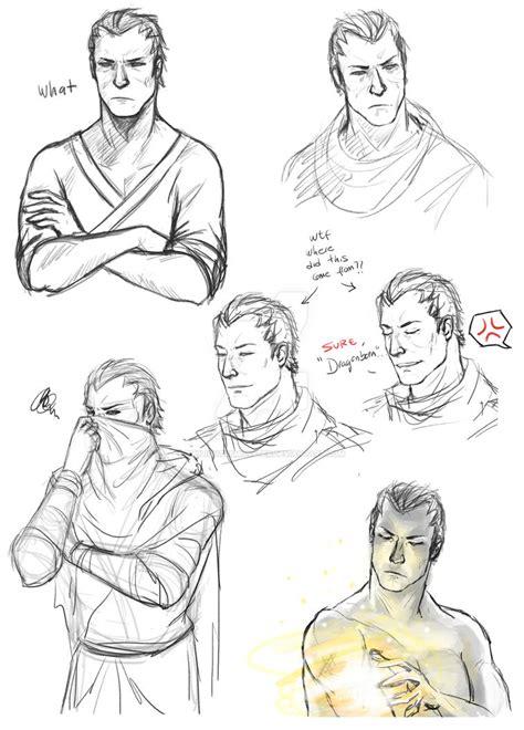 Unmasked Miraak Doodles by TwilightxsMonster on DeviantArt