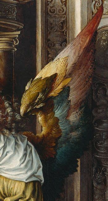 Detail of Angel’s Wings | Renaissance art, Angel wings painting ...