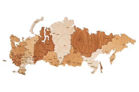 Деревянная карта России на стену - 68 фото