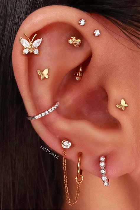 26 of the Most Unique Ear Piercing Ideas